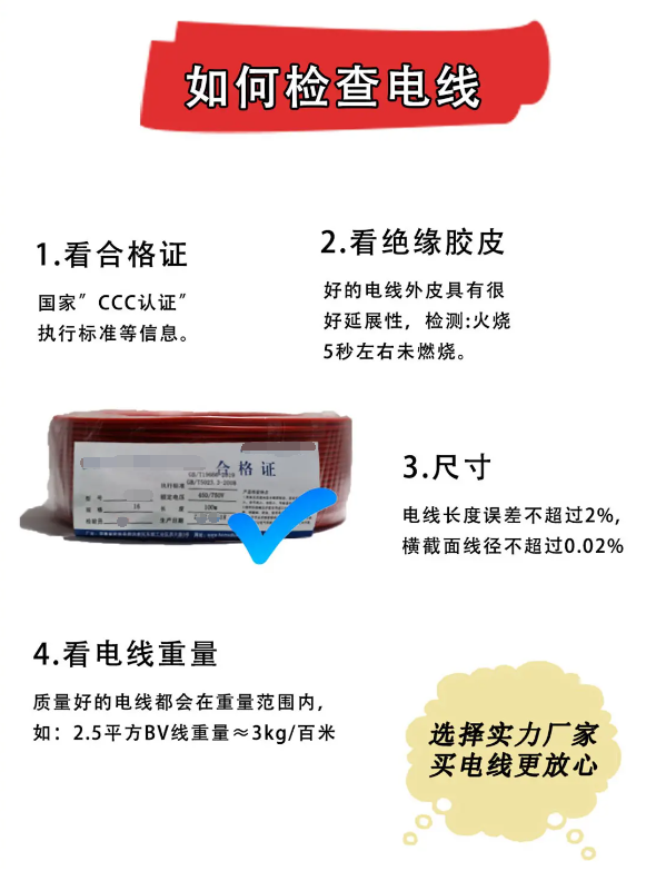 家裝電線如何挑選？